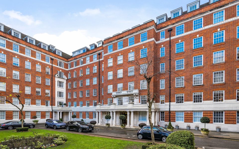 Exterior to Exceptional Six-Bedroom Residence in the Prestigious Princes Gate Court