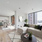 Lounge 1 for a a bedroom apartment for rent in Hurlingham Waterfront