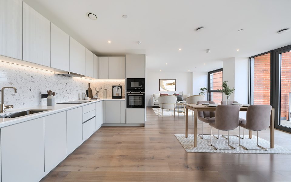 Kitchen to a 1 bedroom for rent in Carnwarth Road